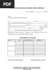 Exemplo de Carta de Pedido de Emprego