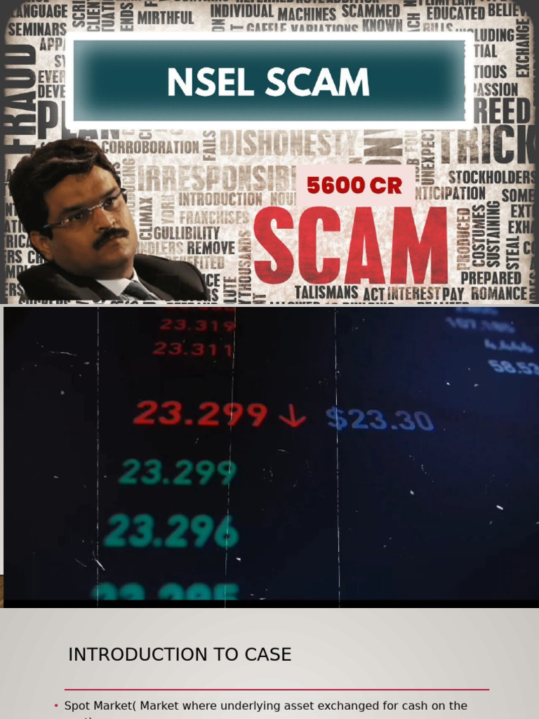 NSEL Fraud: Market Mechanisms and Impacts | PDF | Futures Contract ...