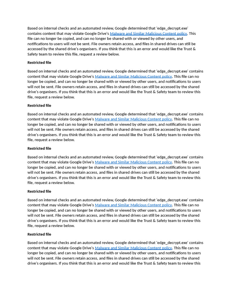 Based On Internal Checks and An Automated Review | PDF | Malware | Security