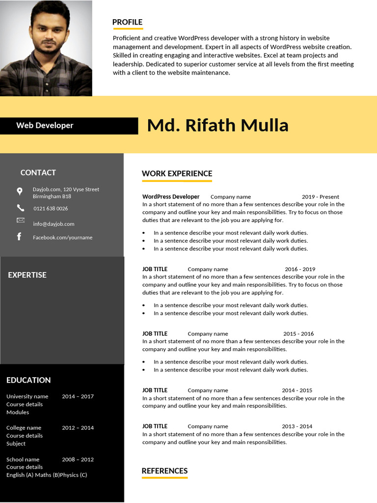 Free-CV-template-21 | PDF