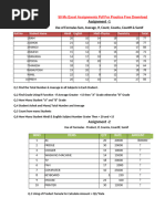 50 Ms Excel Assignments PDF For Practice | PDF | Fruit | Vegetables