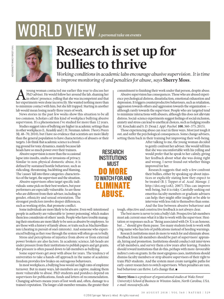 Academic Lab Bullying Exposed | PDF | Bullying | Psychology