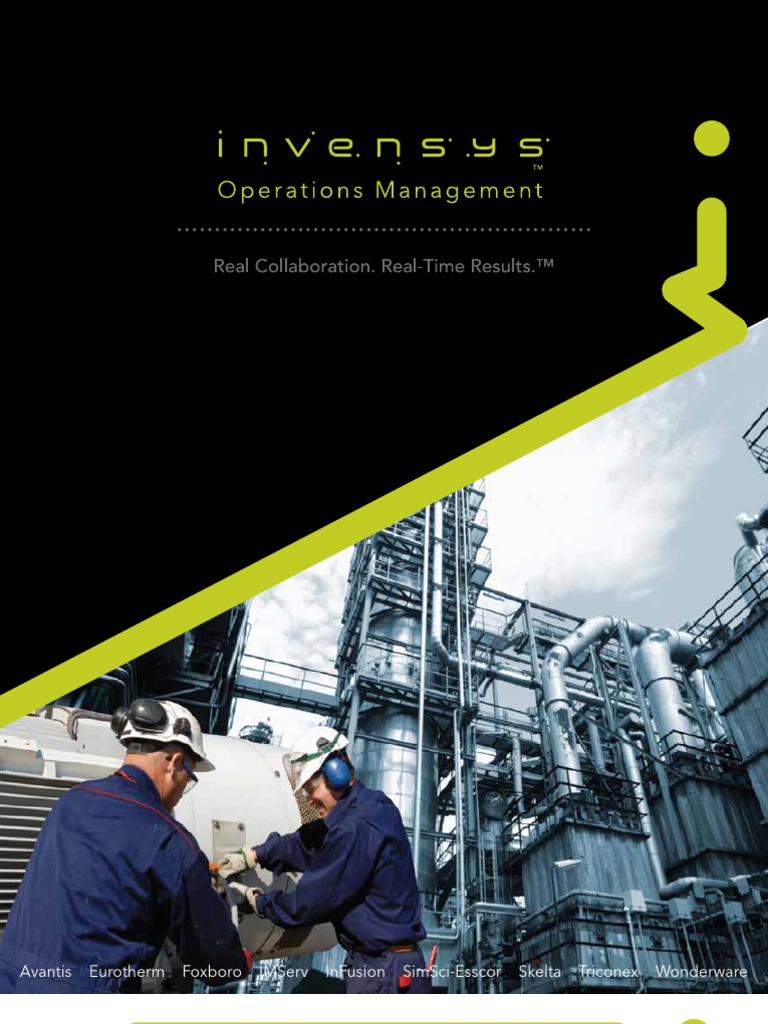 Brochure Invensys Operations Management 04-11 | PDF | Business Process ...