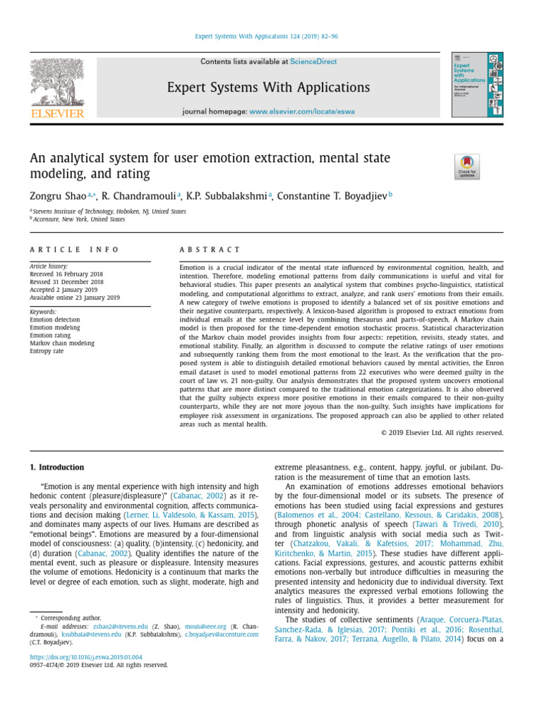 User Emotion Extraction System | PDF | Emotions | Anger