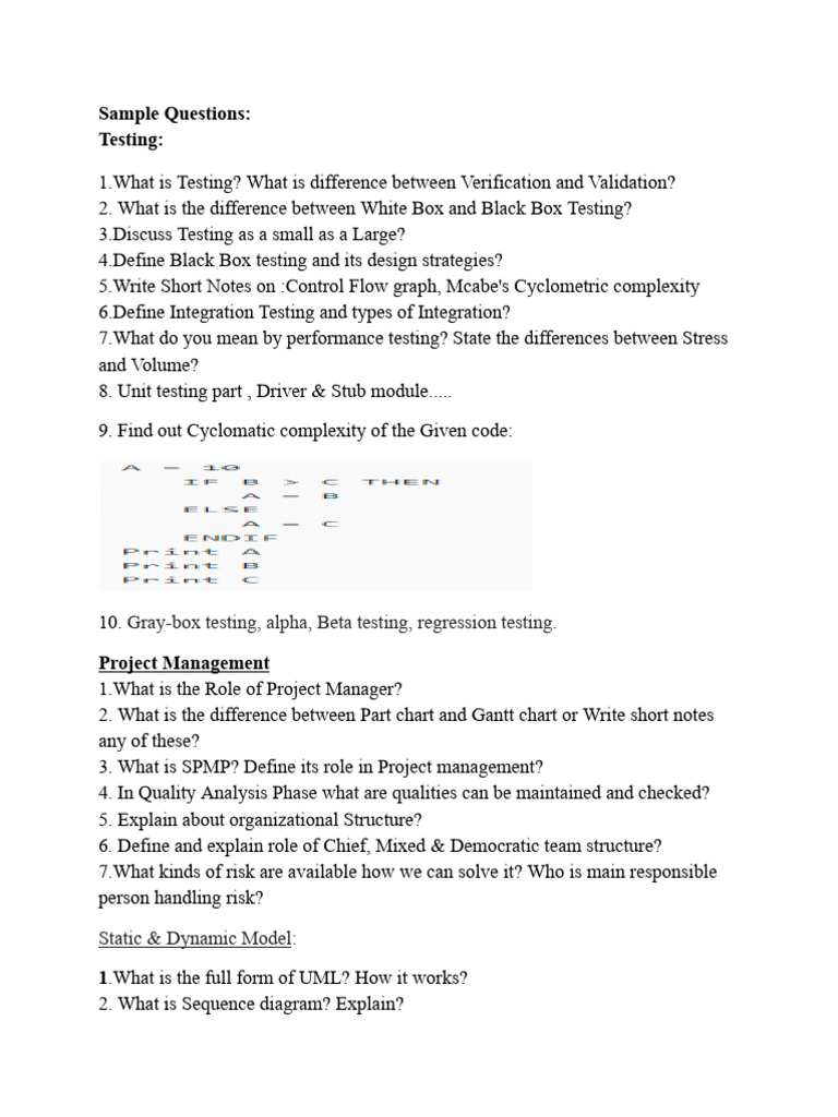 Sample Questions.doc | PDF