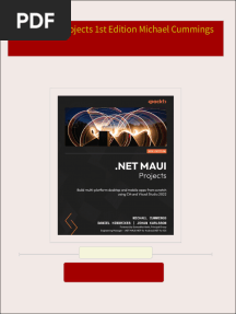 Download Complete .NET MAUI Projects 1st Edition Michael Cummings PDF for All Chapters