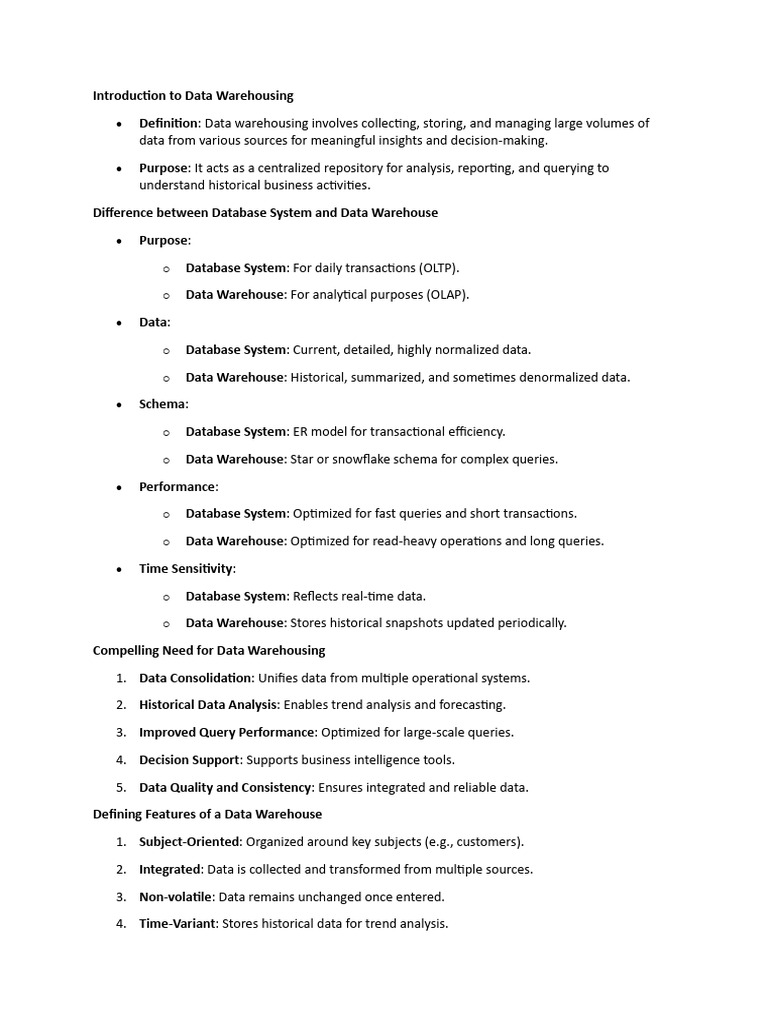 Data Warehousing Essentials Explained | PDF | Data Warehouse ...