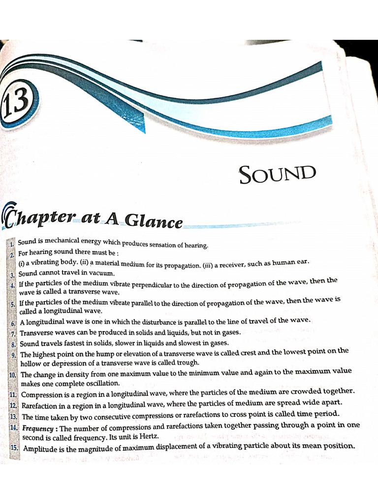 Science Reference Lesson 13 Sound | PDF