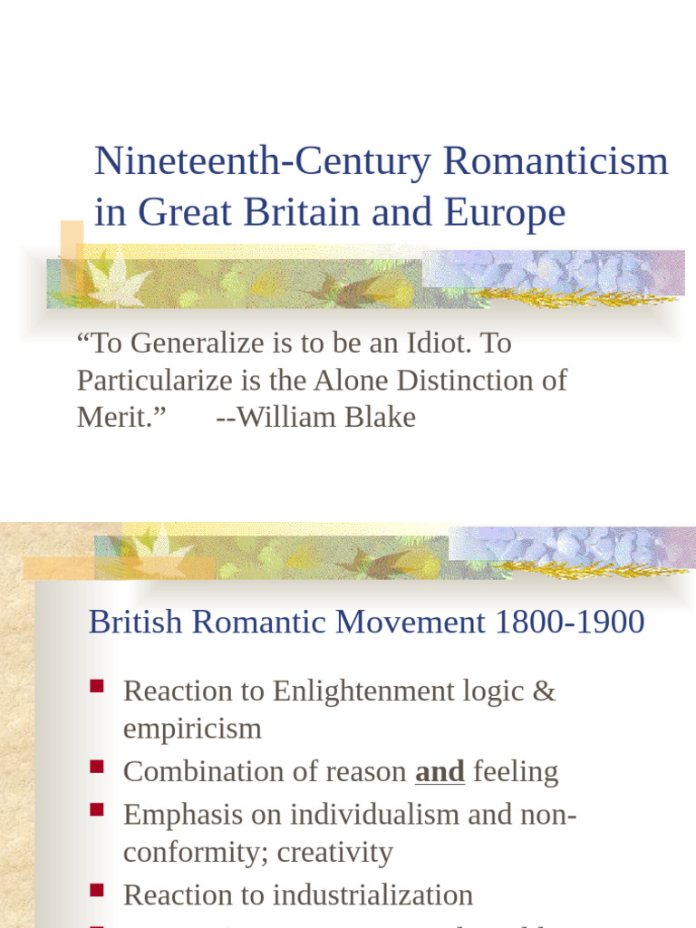 Romanticism: Art & Ideals Explored | PDF | Romanticism | Paintings