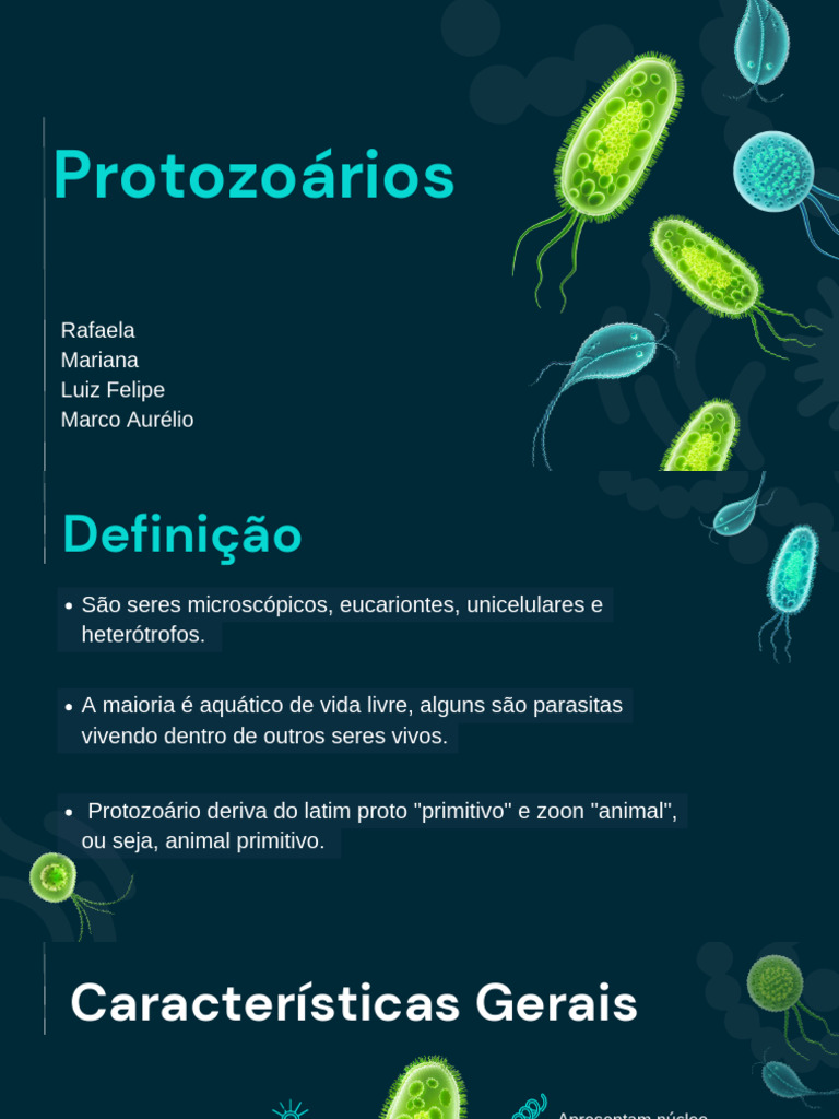 Cópia de Science Subject For High School - Protozoa by Slidesgo PDF ...