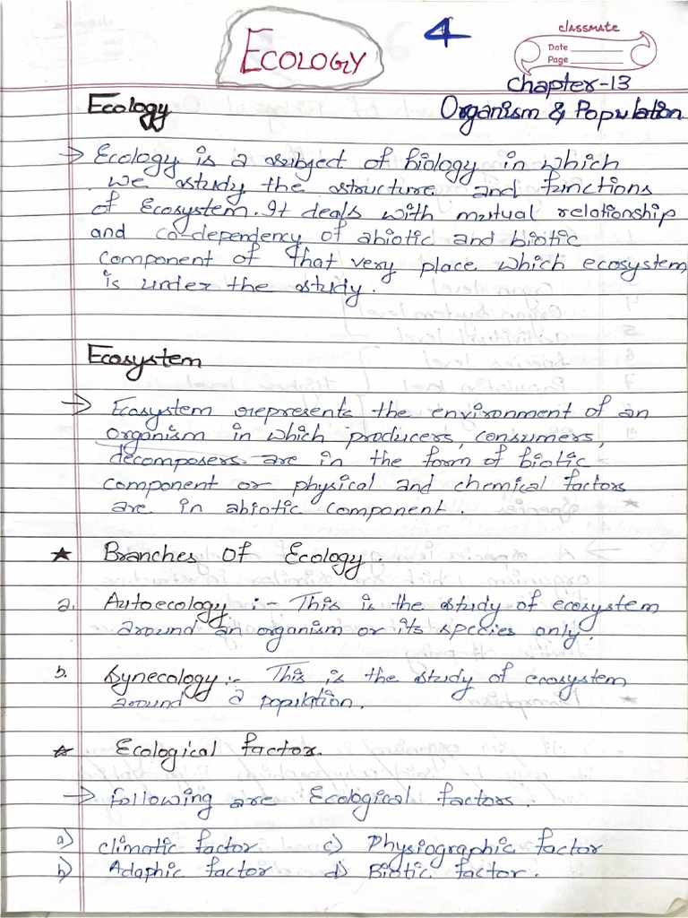 Ecology | PDF