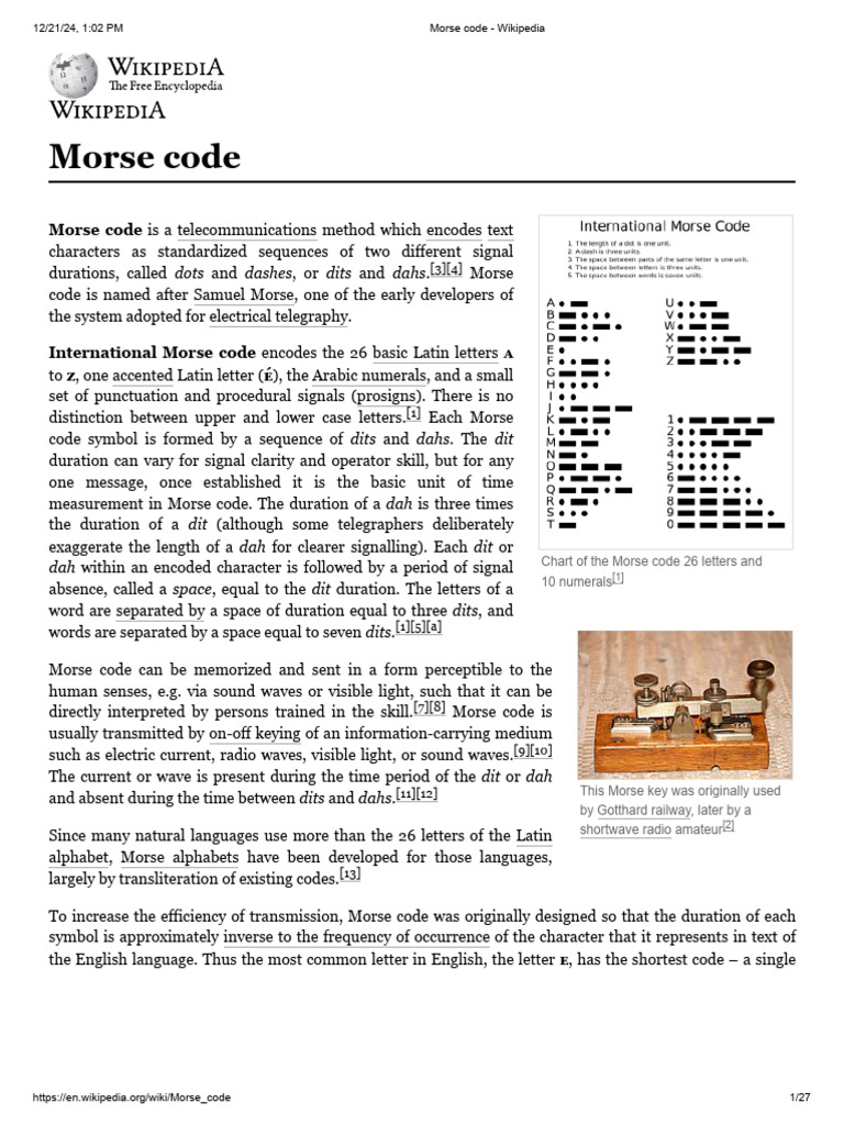 Understanding Morse Code Basics | PDF | Telegraphy | Electronics