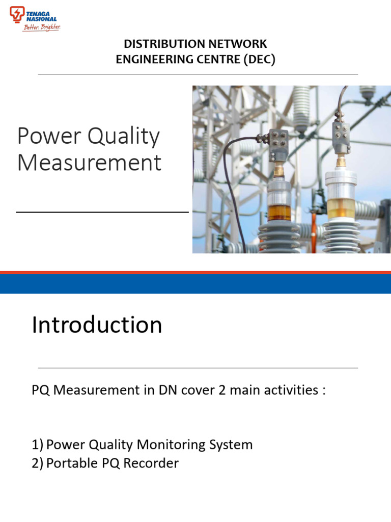 Power Quality Measurement Systems Overview | PDF | Electric Power ...
