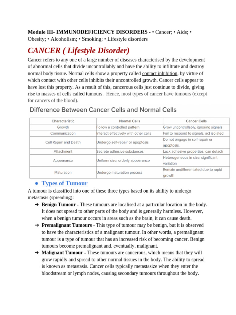 Understanding Immunodeficiency Disorders | PDF | Alcoholism | Hiv