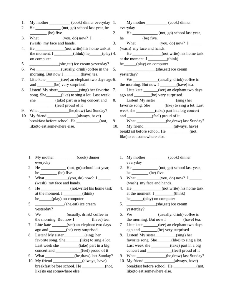 pre ps 2 | PDF | Drink | Cuisine