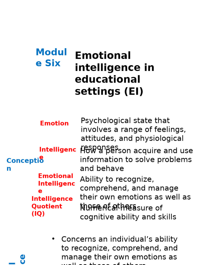 Module 6-2 | PDF | Intelligence | Emotions