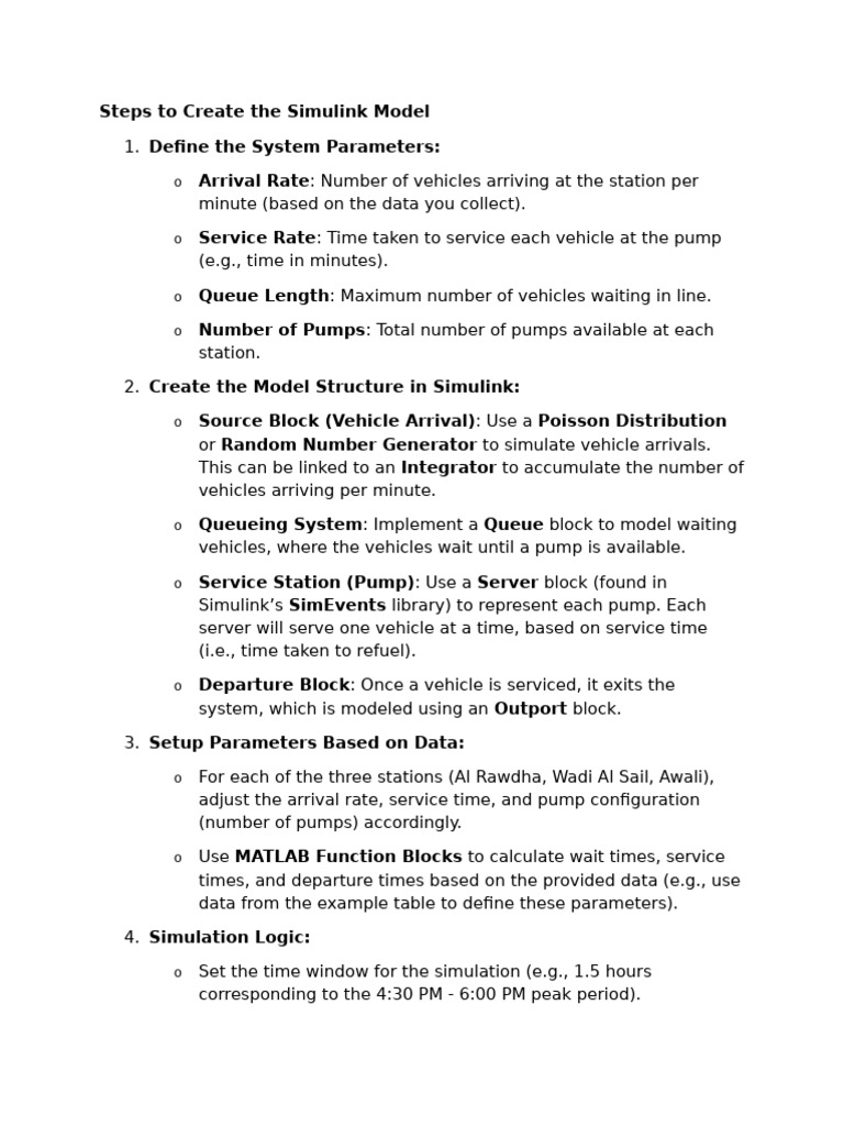 Steps to Create the Simulink Model | PDF | Simulation | Matlab