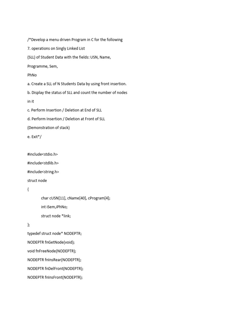 LAB 7 and 8 programs | PDF | C++ | Algorithms And Data Structures