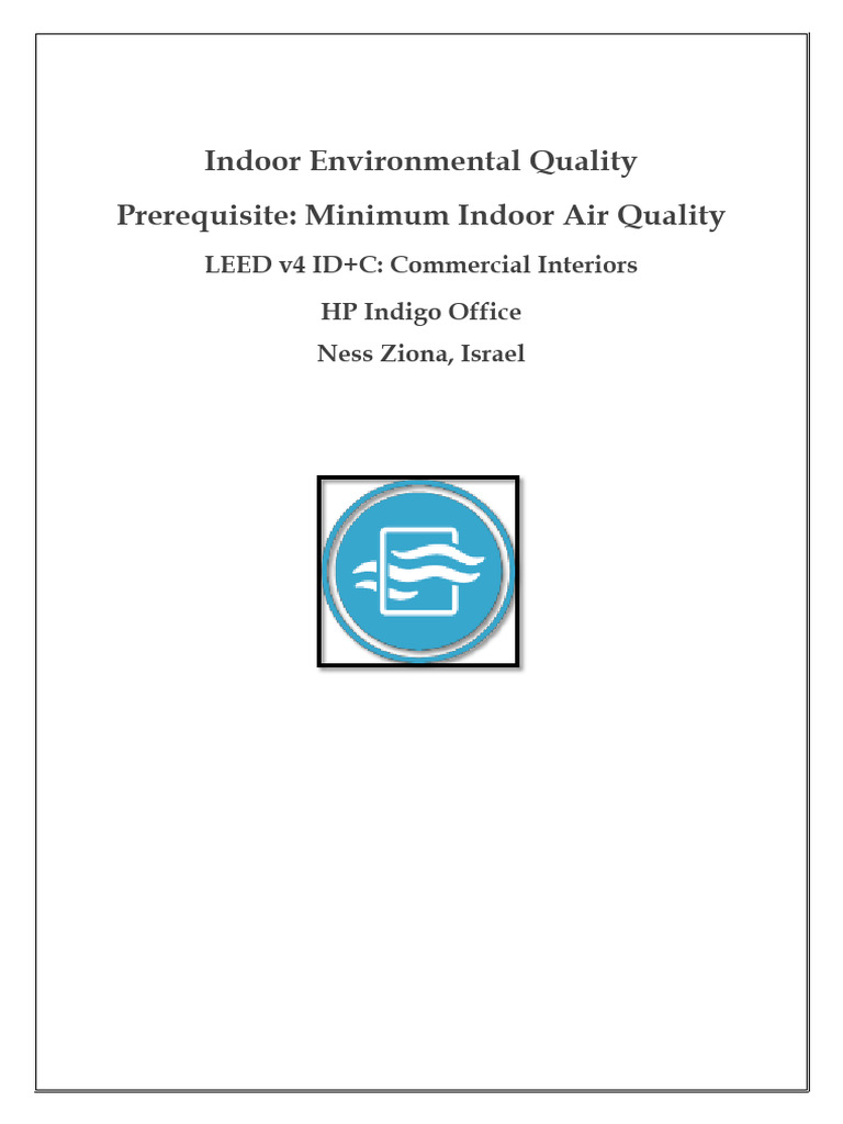 IEQ Narrative | PDF | Ventilation (Architecture) | Architectural Design