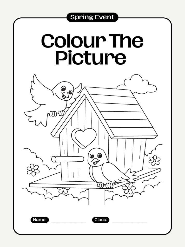 Print friendly collage animals coloring 2 pdf
