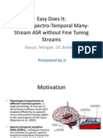 Easy Does It: Robust Spectro-Temporal Many-Stream ASR Without Fine Tuning Streams