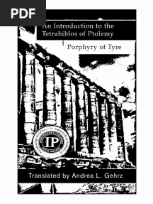 Porphyry of Tyre. An Introduction to the Tetrabiblos