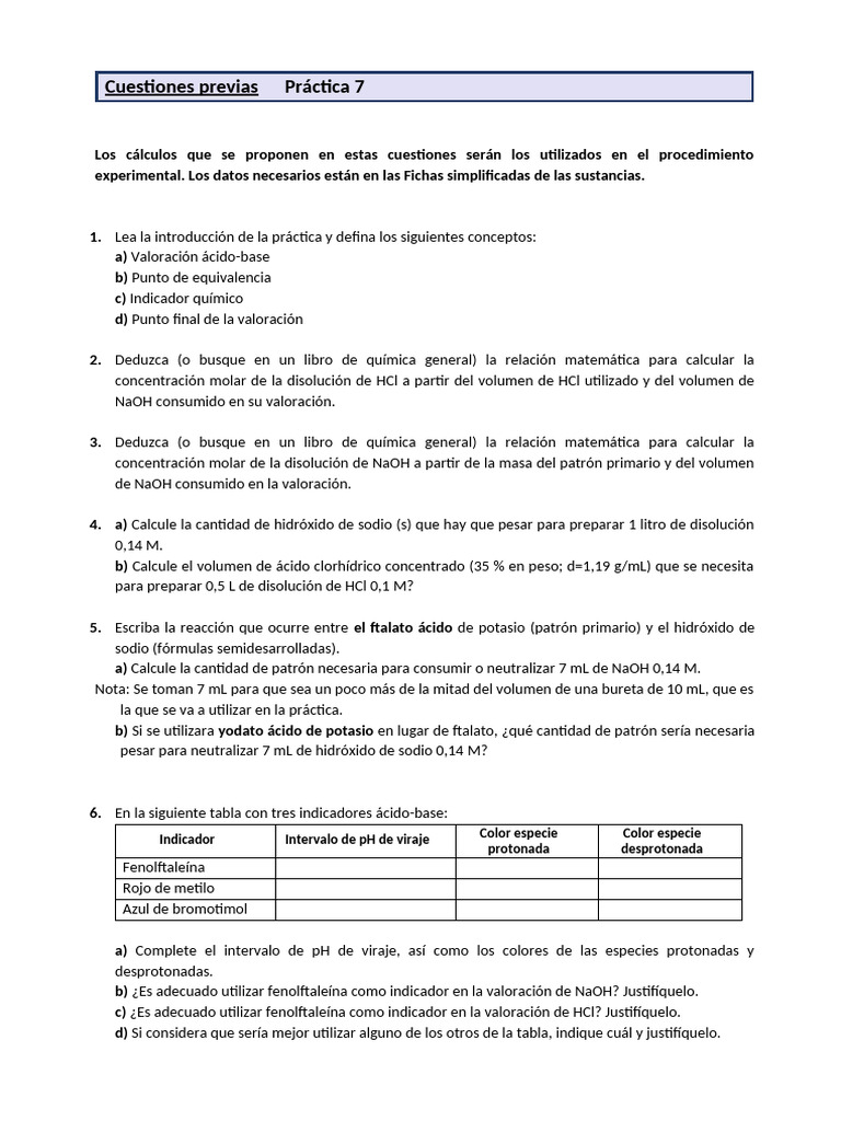 2 Cuestiones Previas P7 | PDF