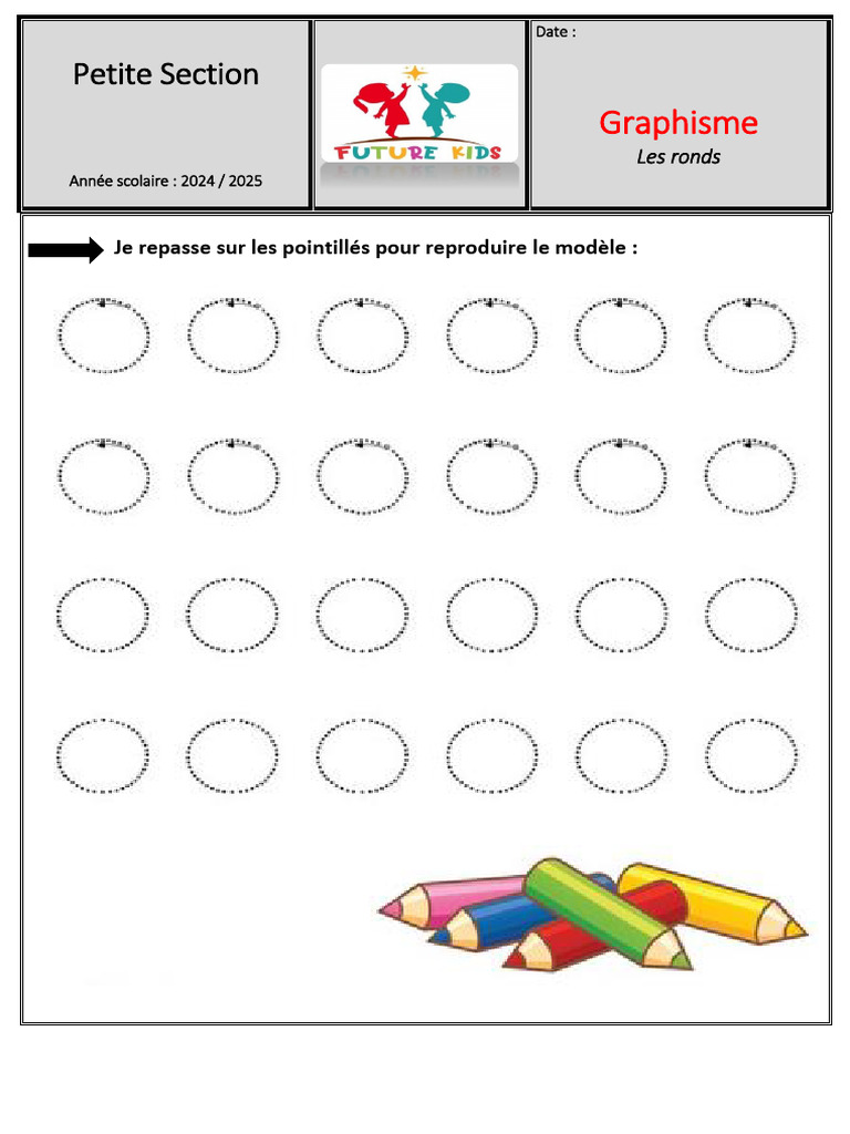 Graphisme : Les Ronds en Petite Section | PDF