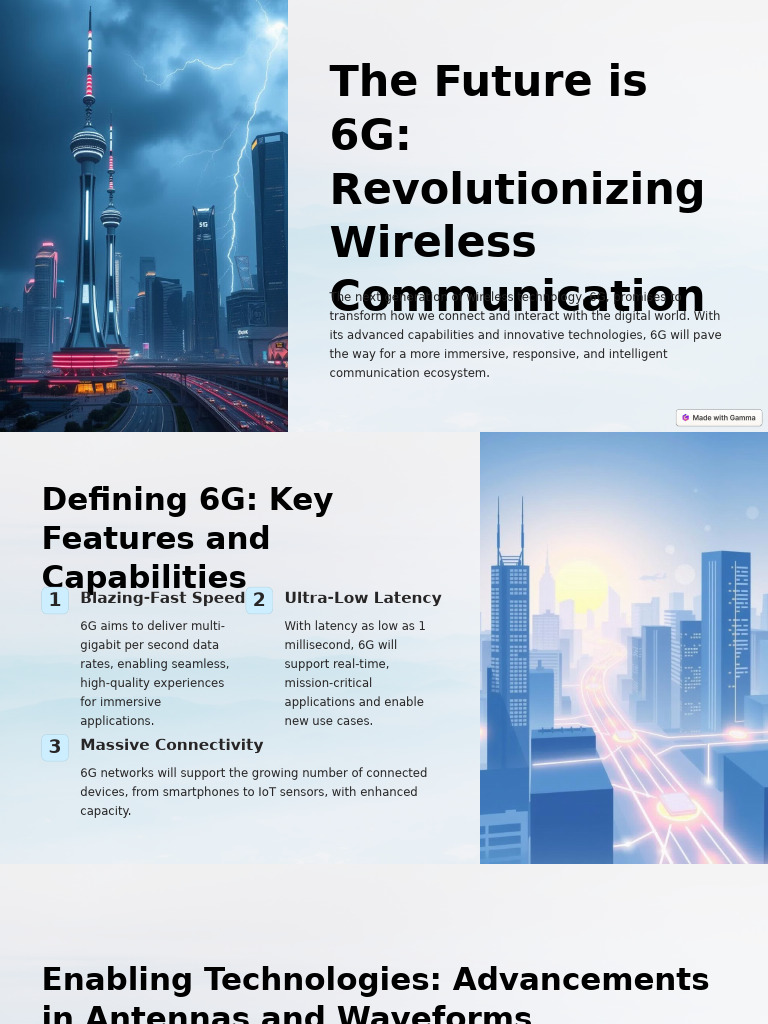 6G Wireless Technology: Key Innovations | PDF | Radio Spectrum ...