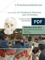 Advances in CMF Surgery Mastery of Treatment Planning and Technique Miami 2012 Brochure