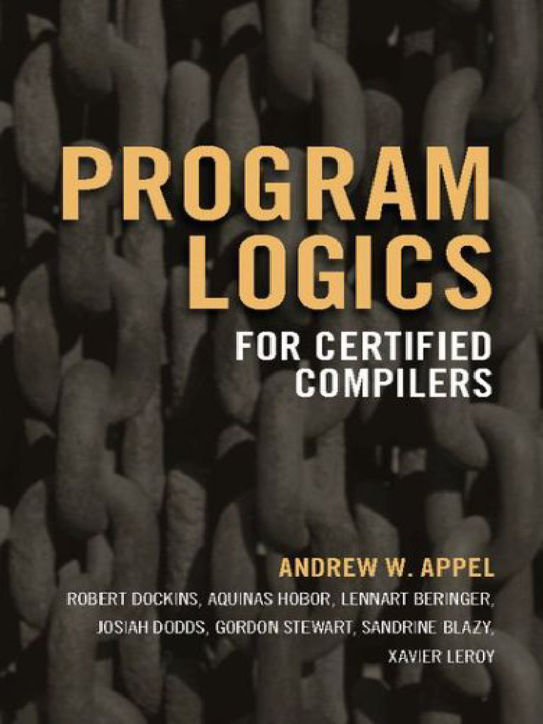 Program Logics For Certified Compilers | PDF | Formal Verification ...