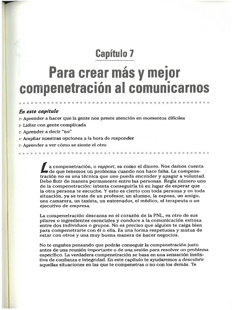 Comunicación - PNL para Dummies - Romilla Ready | PDF