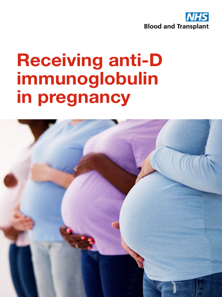 Anti-D Guidance for D Negative Pregnancies | PDF | Blood Type | Health ...