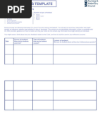 NMC Reflective Discussion Form Template | PDF