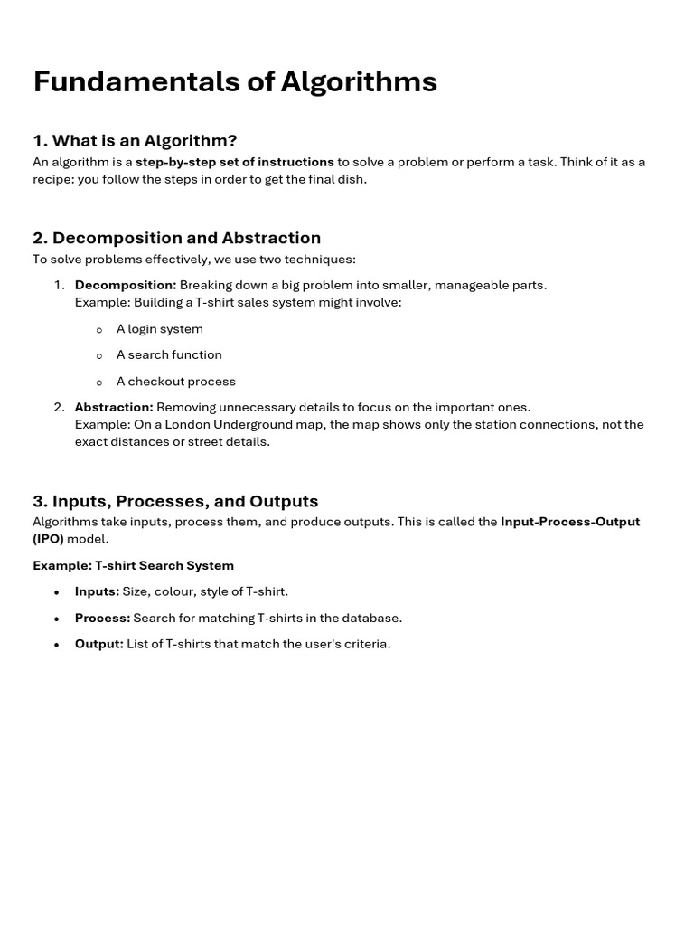1 - Fundamentals of Algorithms | PDF | Parameter (Computer Programming ...