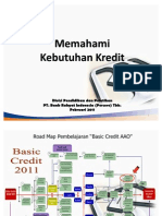 Memahami Kebutuhan Kredit Debitur