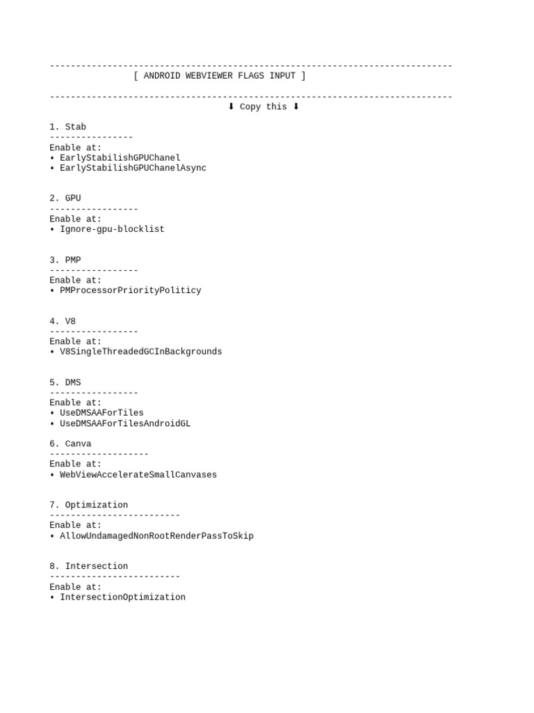 Activity Flags Webviews | PDF