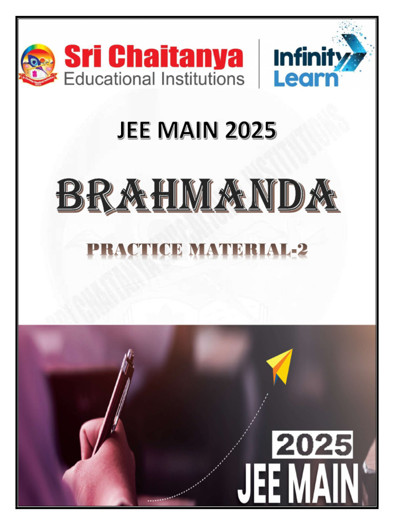Jee Main 2025 Brahmanda Practice Material-2 | PDF | Physical