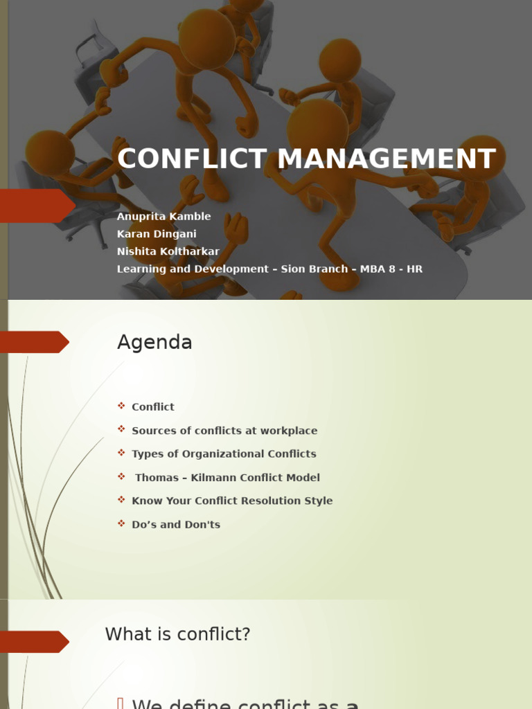 Effective Conflict Management Strategies | PDF | Conflict Resolution ...