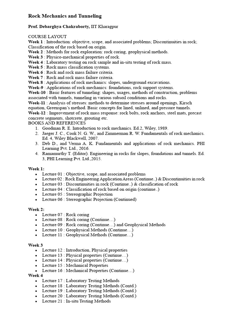 Kirsch Equation in Rock Mechanics | PDF | Mechanical Engineering ...