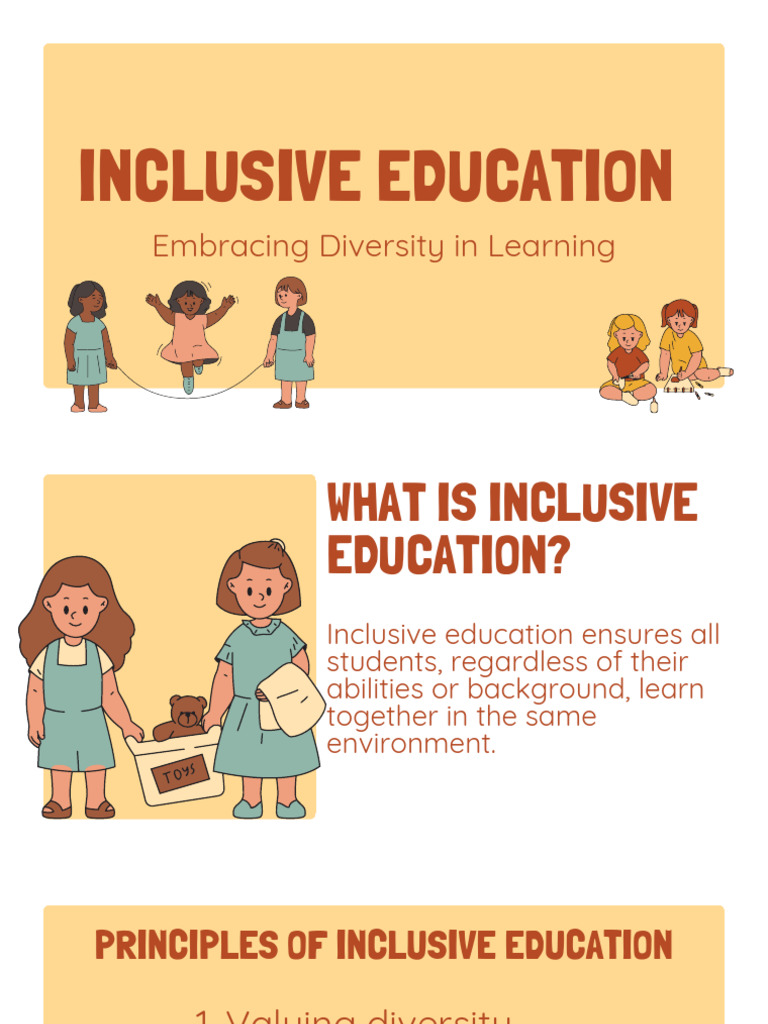 Inclusive Classroom Rules Education Presentation | PDF