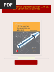 Full download Shigley's Mechanical Engineering Design (11th Ed.) 11th Edition Richard Budynas pdf docx