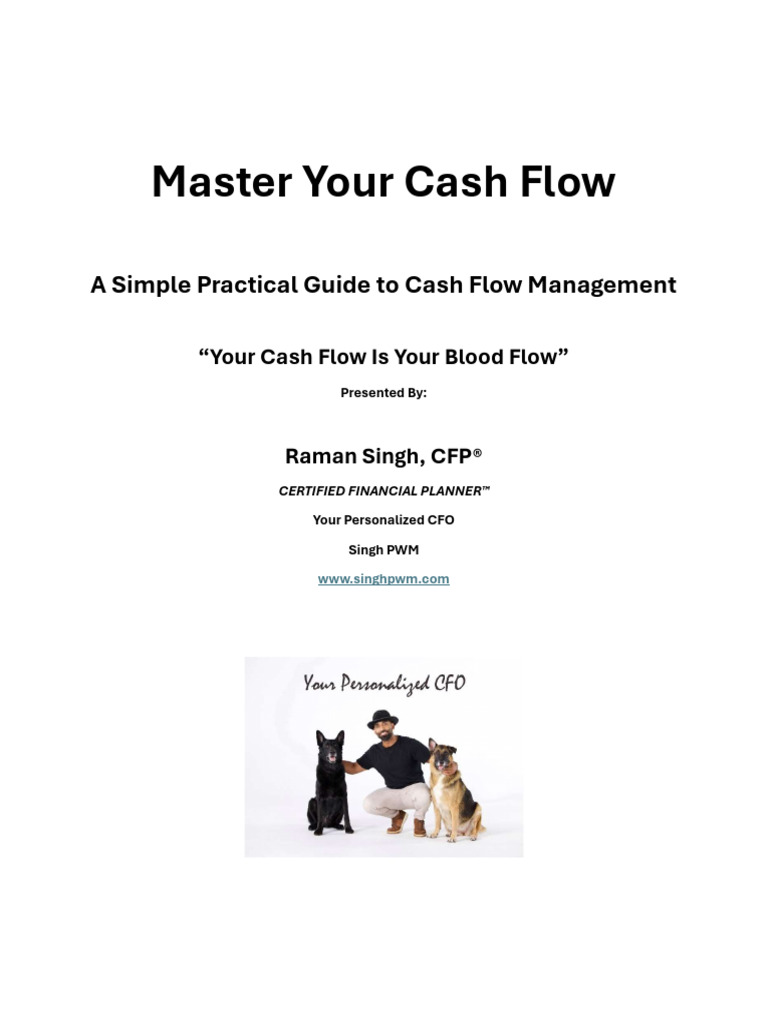 Cash Flow Management Workbook Guide | PDF | Cost Of Living | Expense