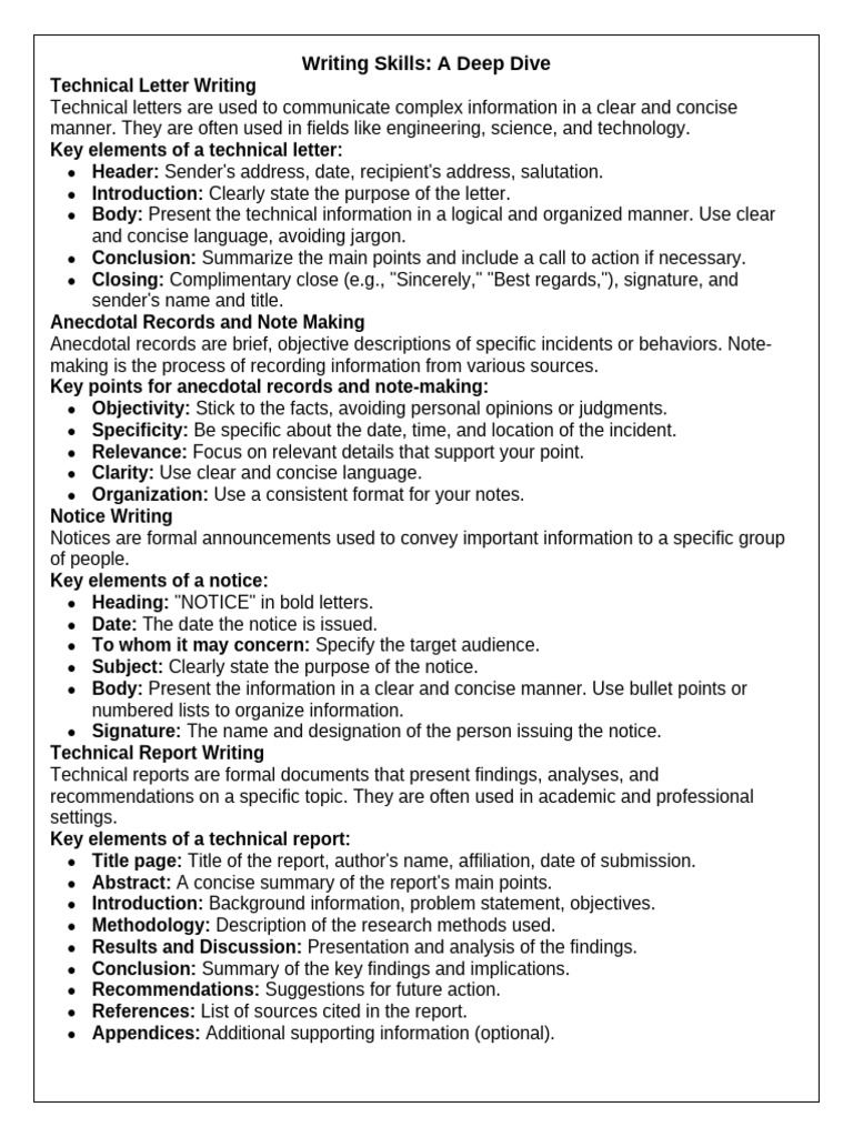 Mastering Technical Writing Skills | PDF | Information | Abstract (Summary)