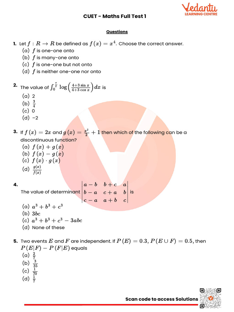 maths full test 1 | PDF | Area | Triangle