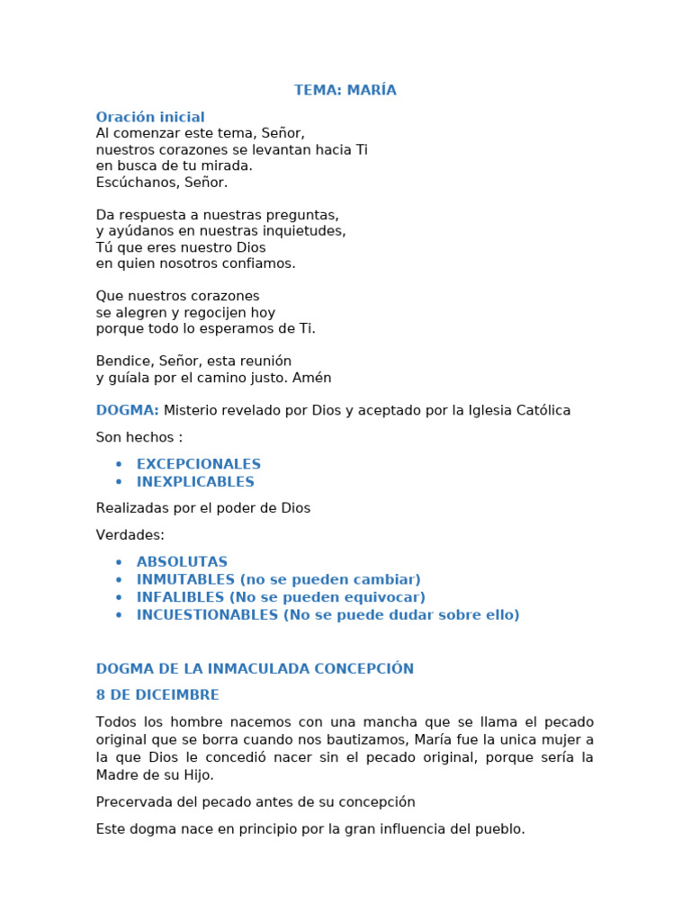 Tema de Maria Dea | PDF | María, madre de Jesús | Creencia religiosa y ...