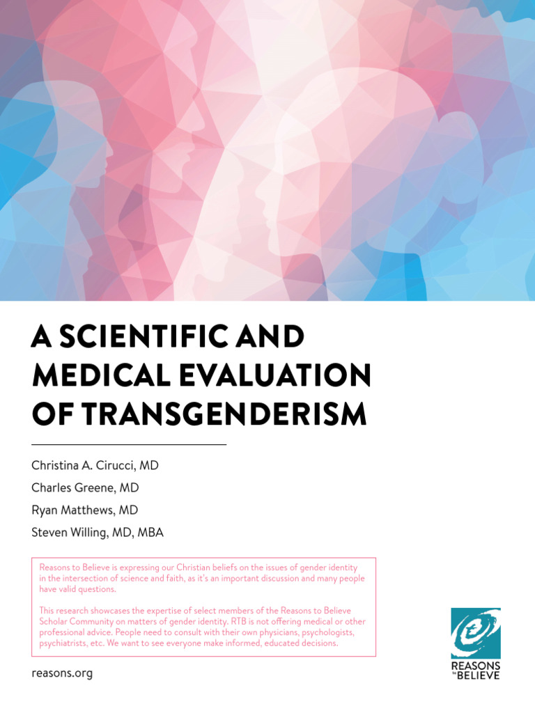 Transgenderism: A Scientific Evaluation | PDF | Transgender | LGBTQIA+ ...