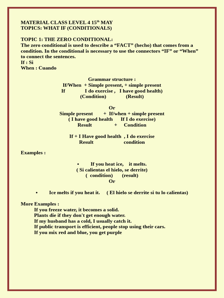 MATERIAL CLASS LEVEL 4 15th MAY | PDF | Water