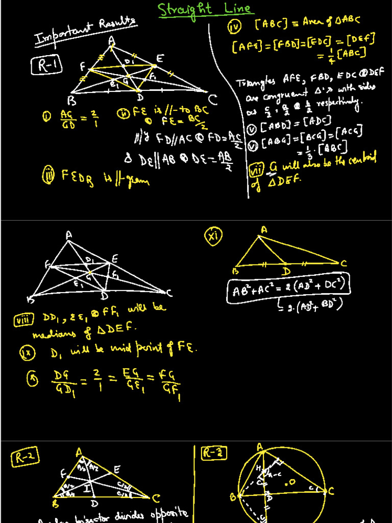 XI-Straight Line-L-2 | PDF