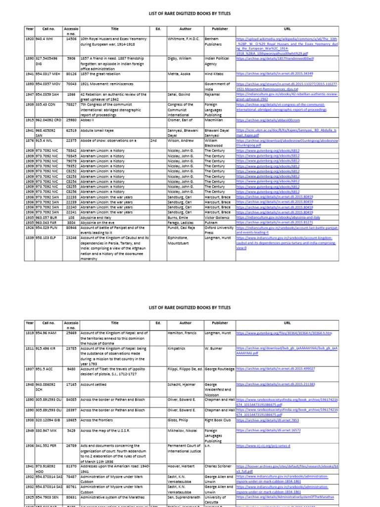 Rare Digitized Books Collection | PDF